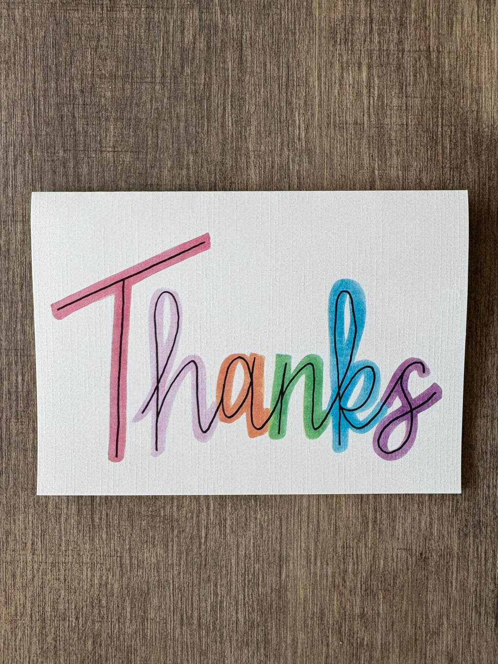 Thank you card