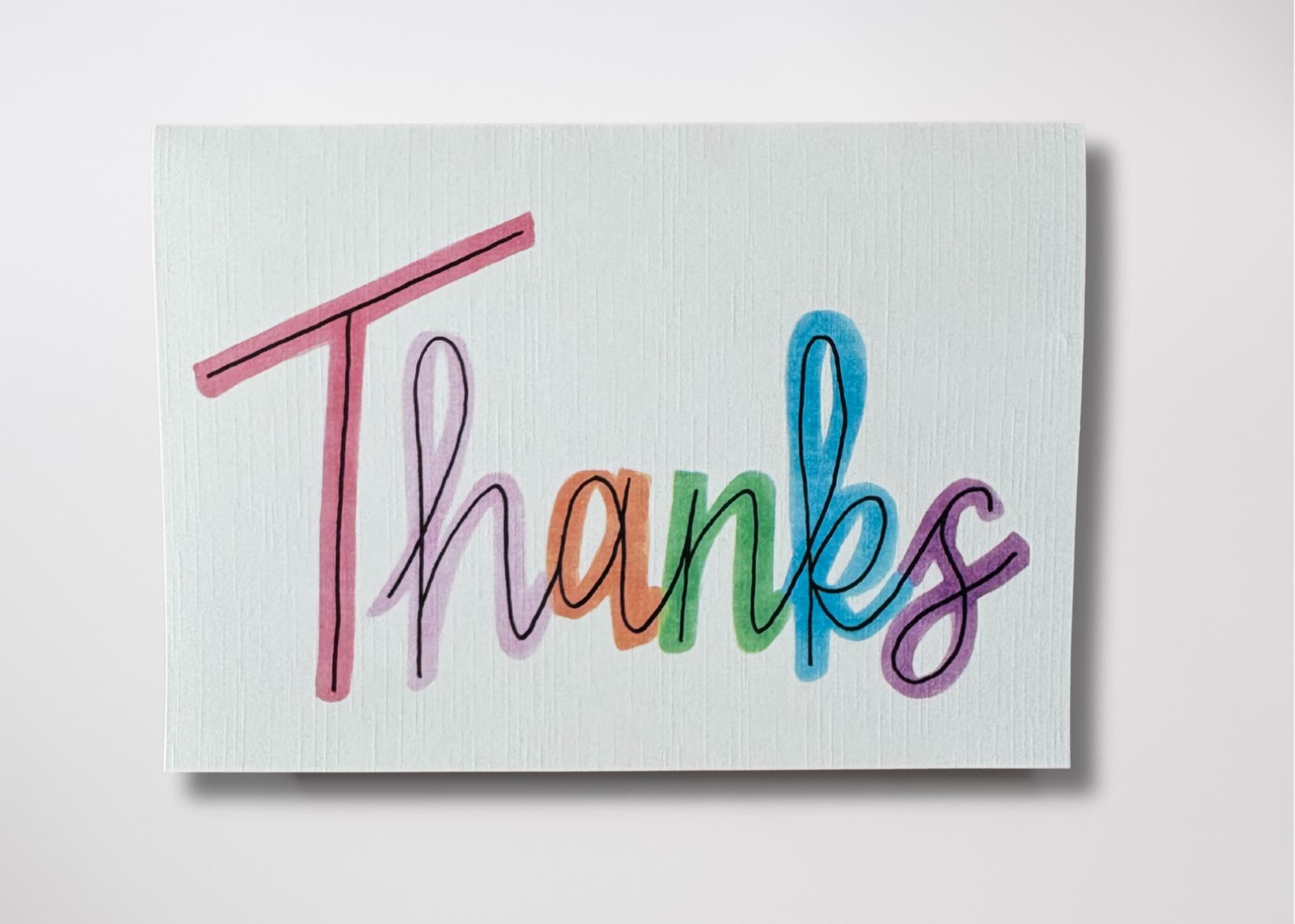Thank you card
