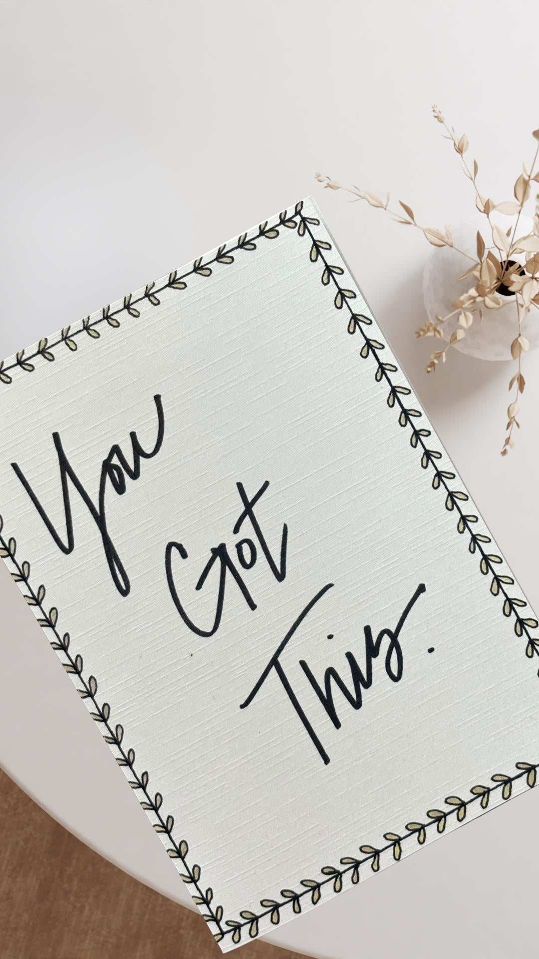 Cancer Support Card - You got this