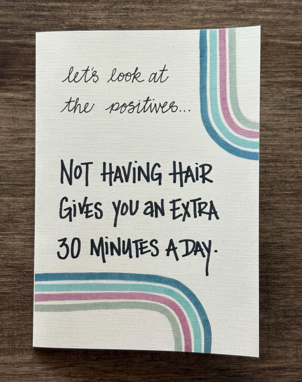 Cancer Support Card - No Hair
