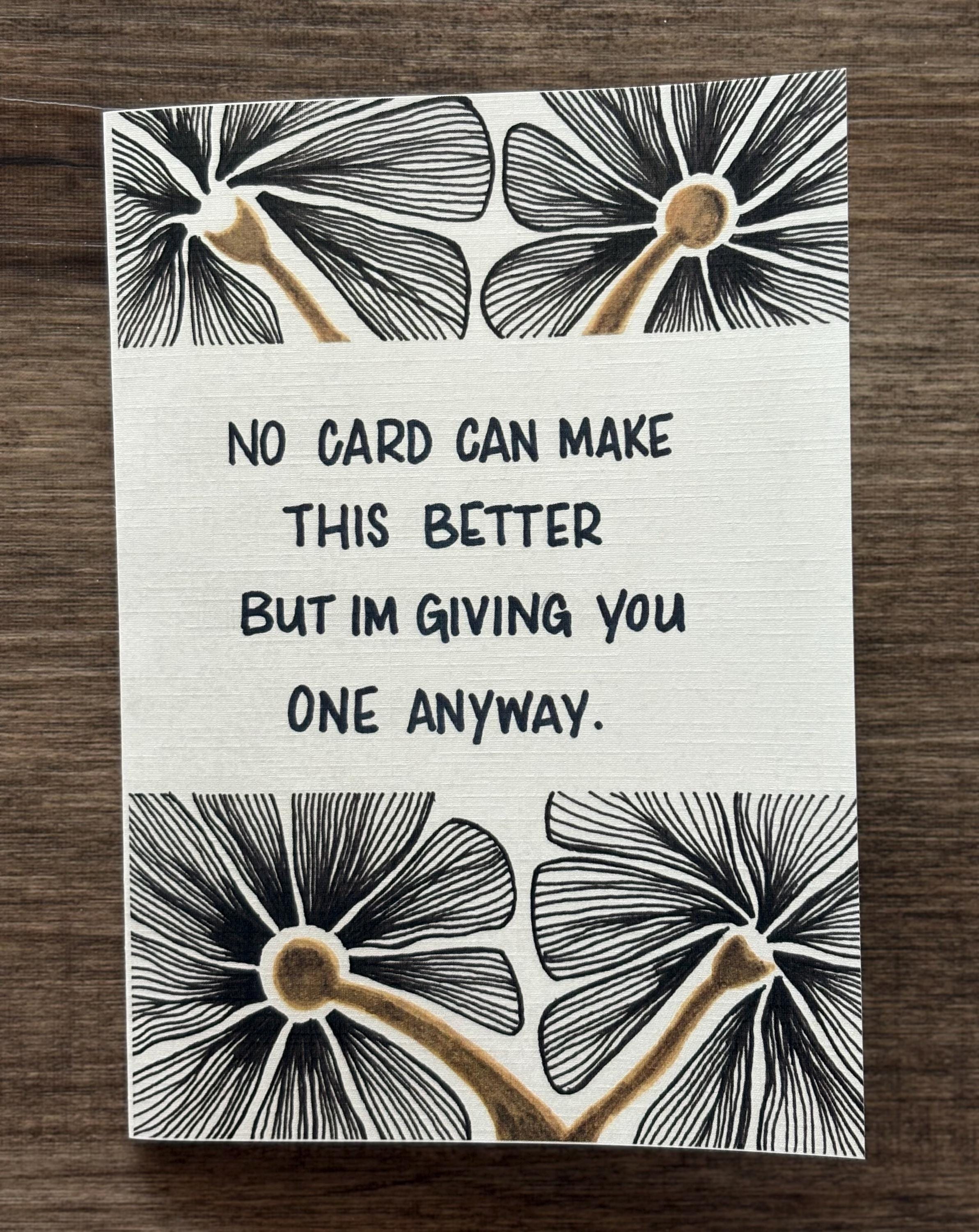 Cancer Support Card - No card can make this better