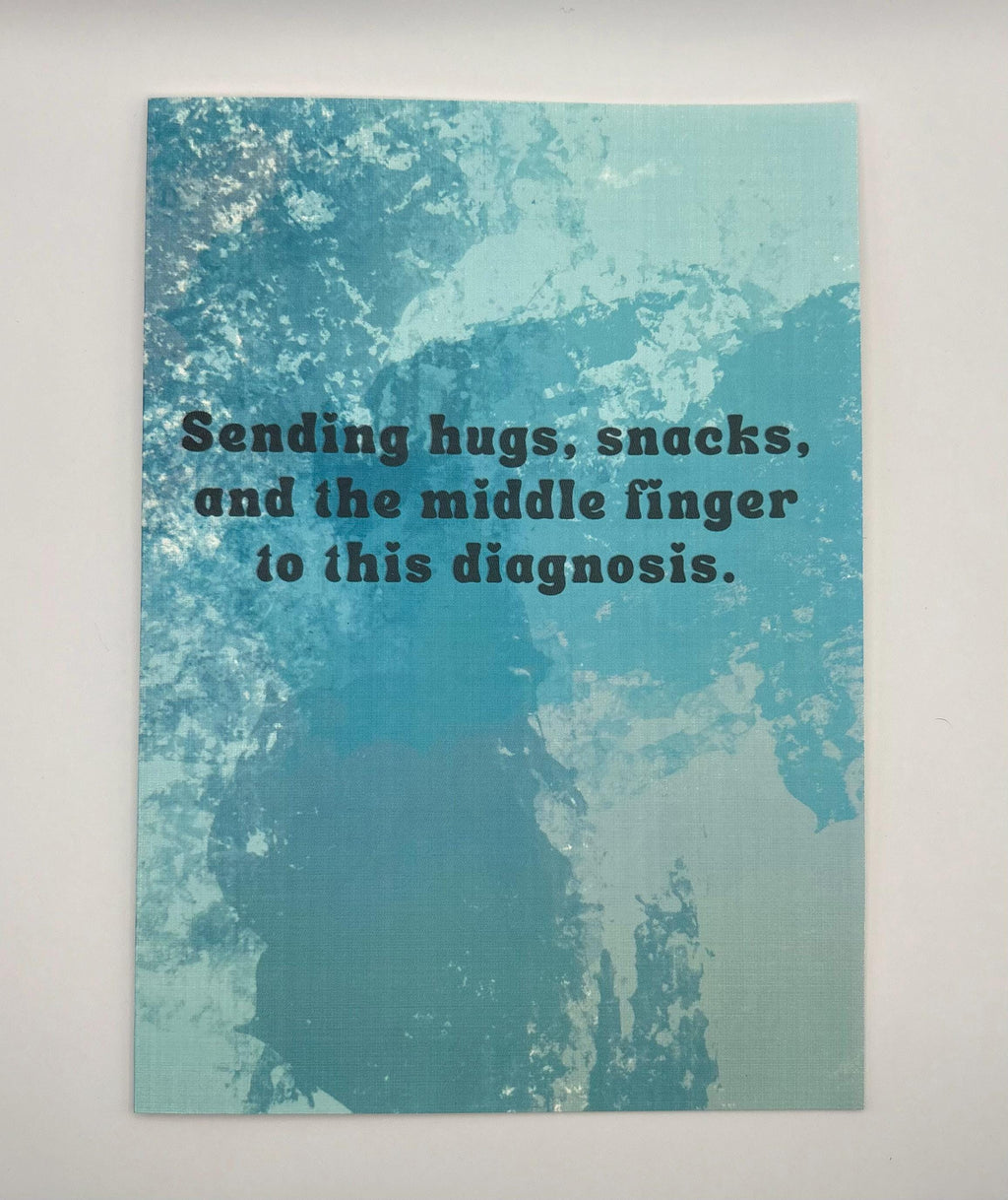 Cancer Support Card | Middle finger to this diagnosis