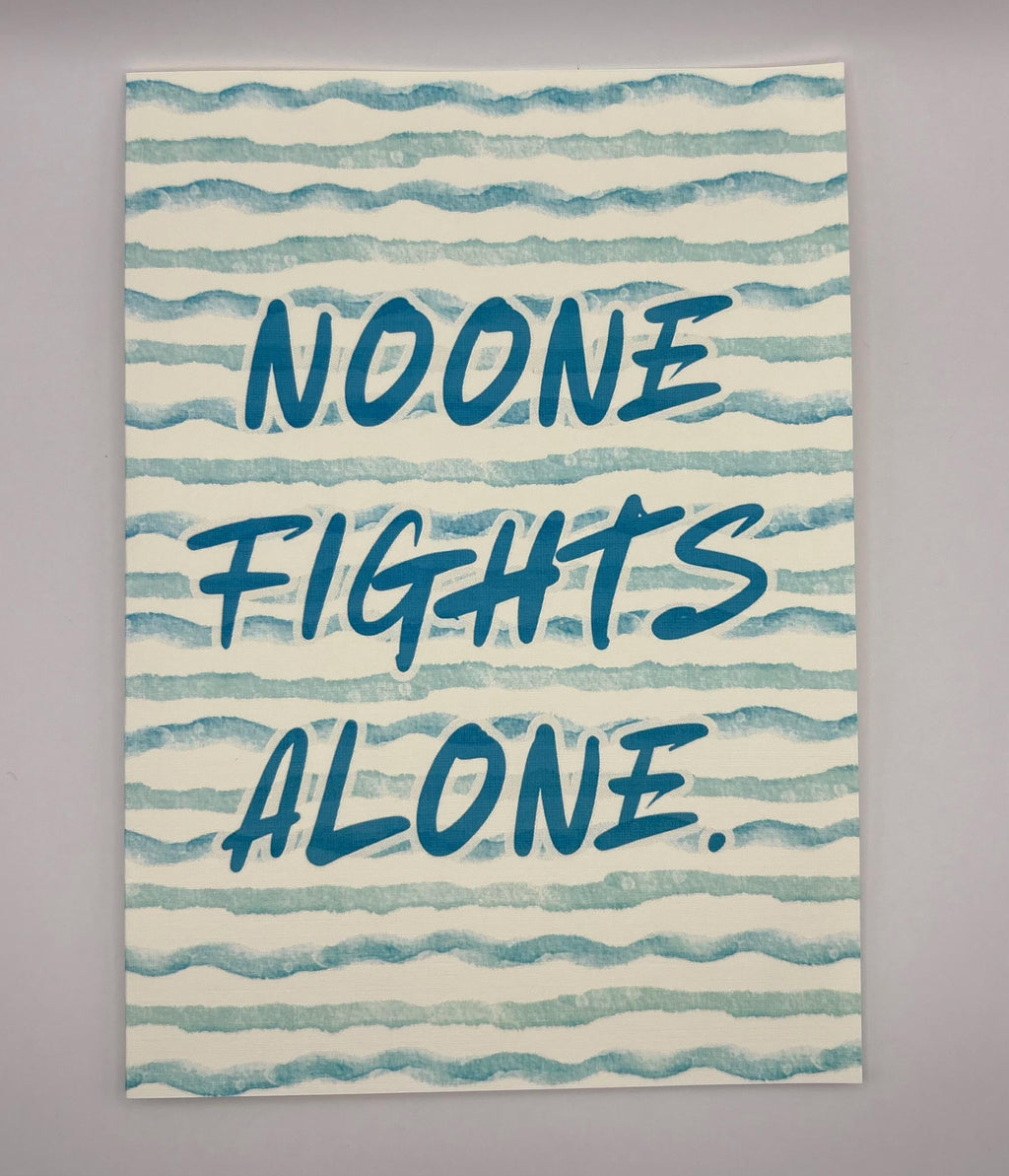 Cancer Support Card - Noone fights alone