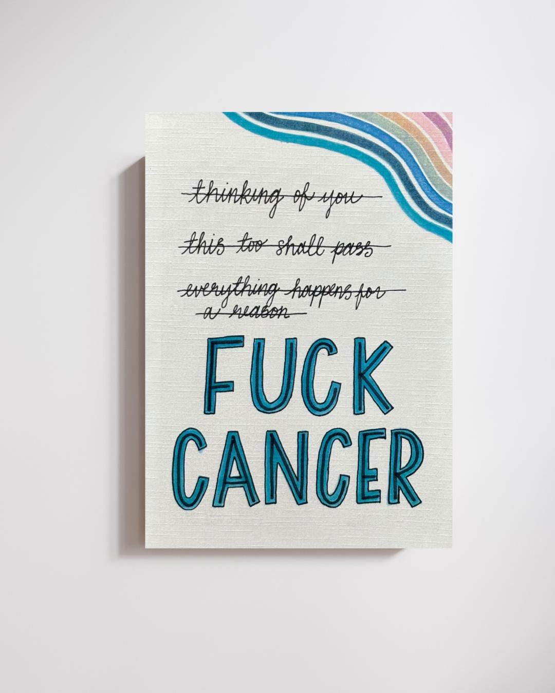 Cancer Support Card - Fuck Cancer
