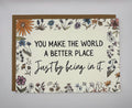 Cancer Support Card - You make the world a better place