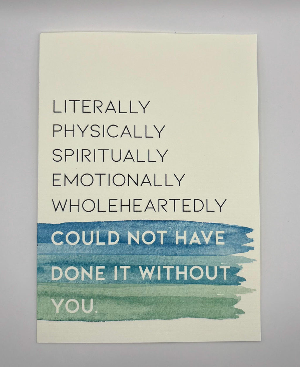 Thank You Card