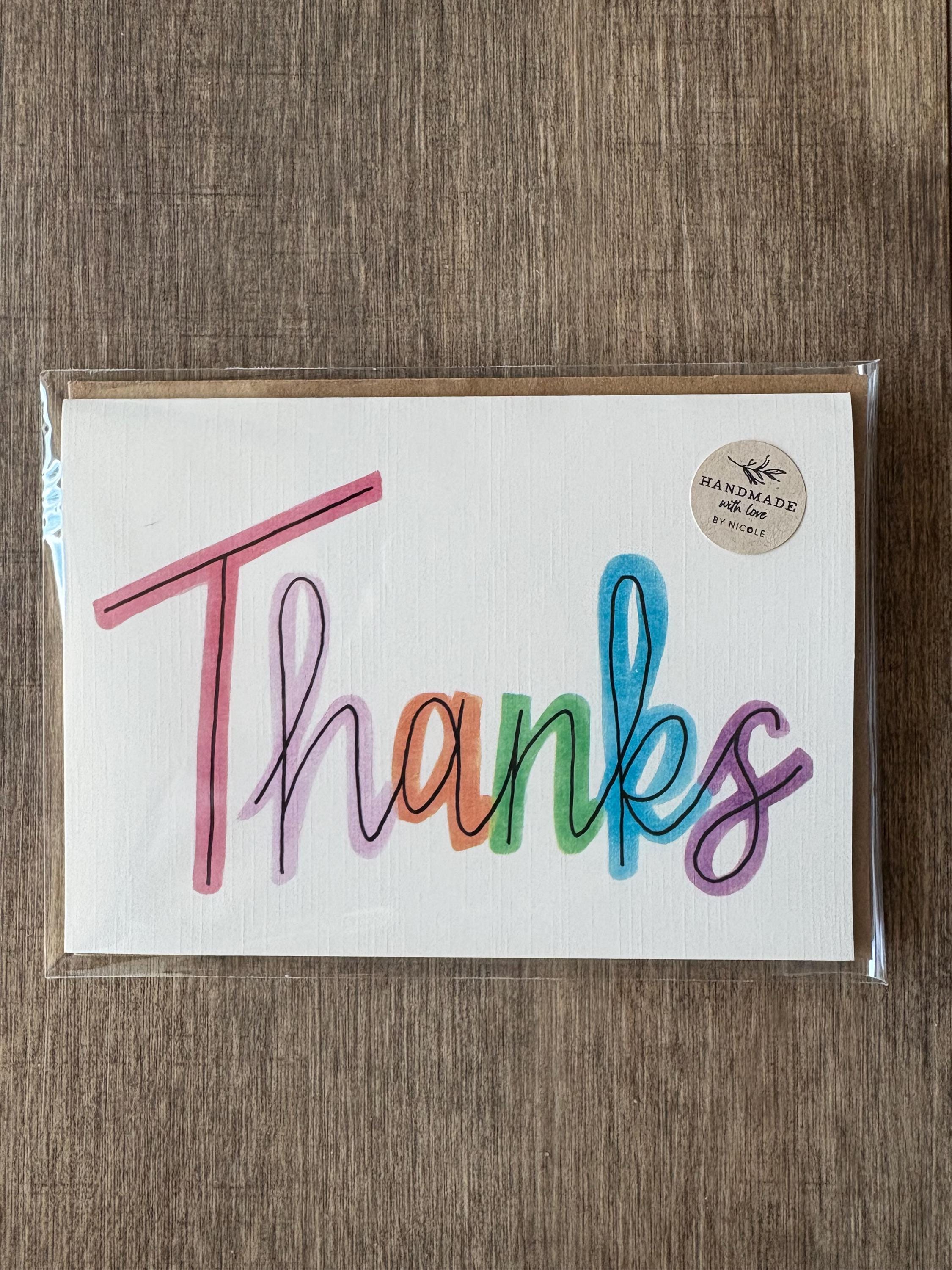 Thank you card