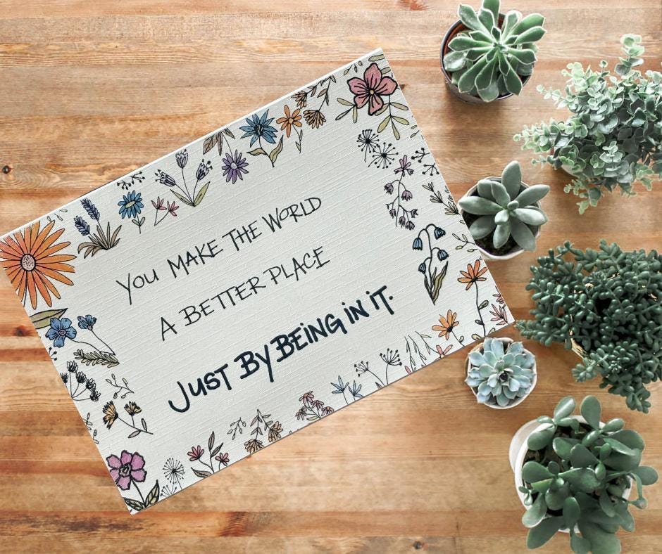 Cancer Support Card - You make the world a better place