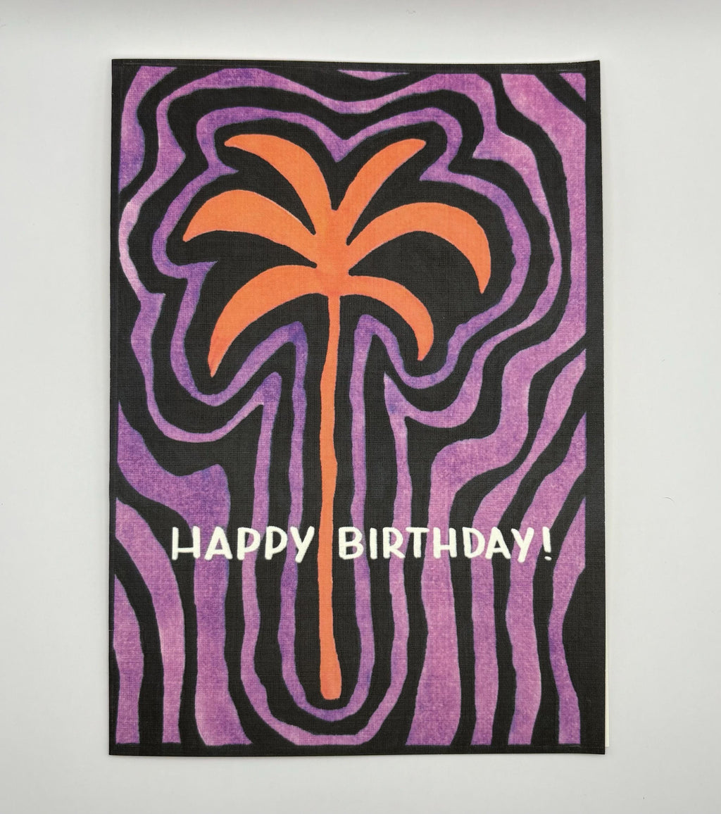 Birthday Card | Happy Birthday Palm tree