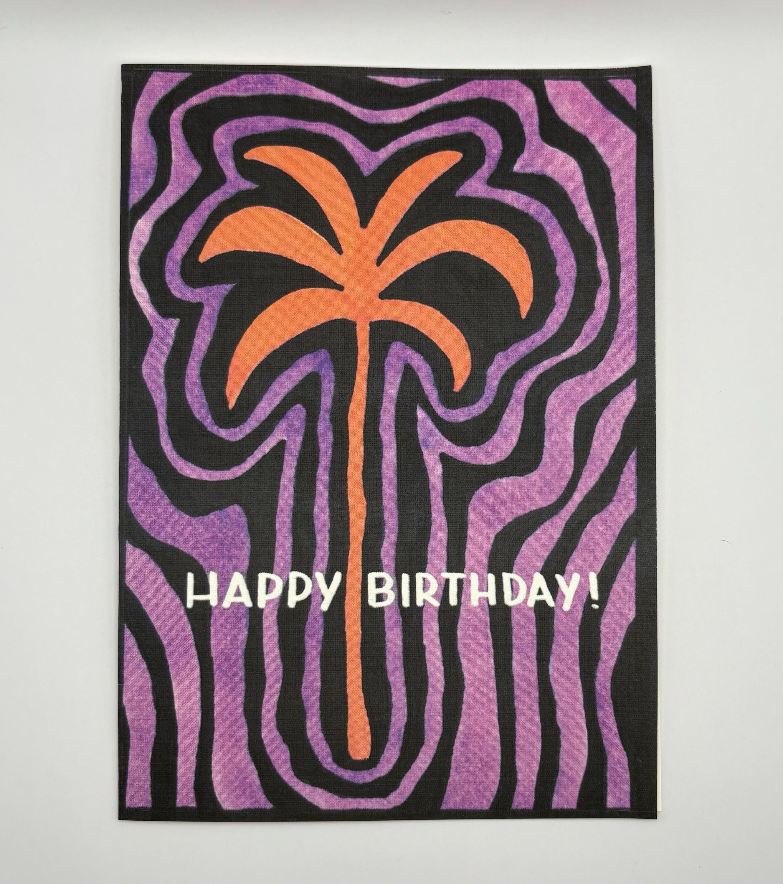 Birthday Card | Happy Birthday Palm tree