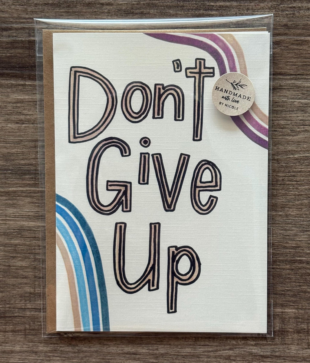 Cancer Support Card - Don't give up