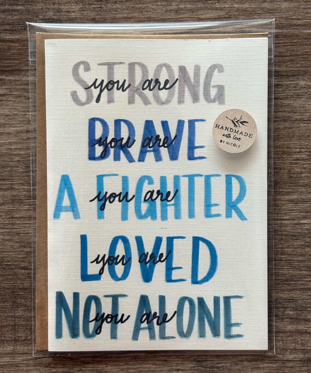 Cancer Support Card - You are not alone