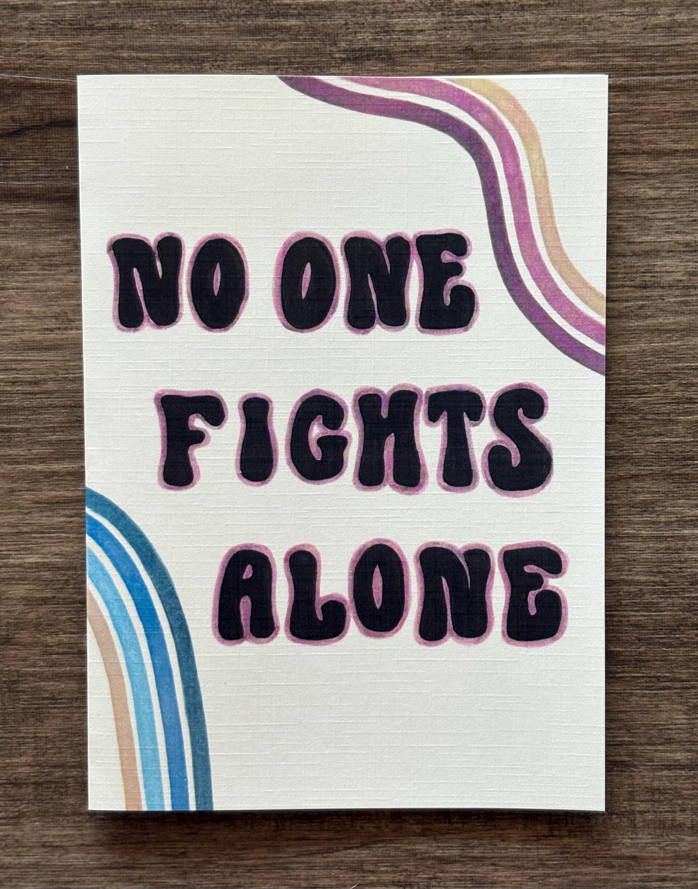 Cancer Support Card - No one fights alone