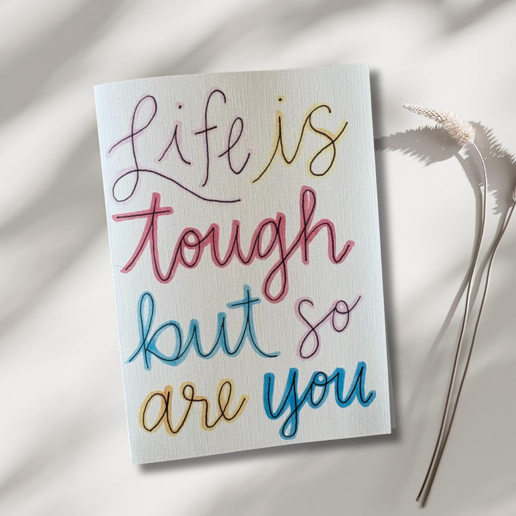Handmade Cancer Support Card: Encouragement, Hope & Strength
