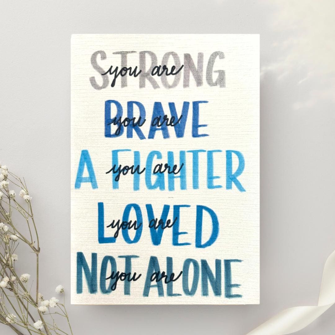 Cancer Support Card - You are not alone