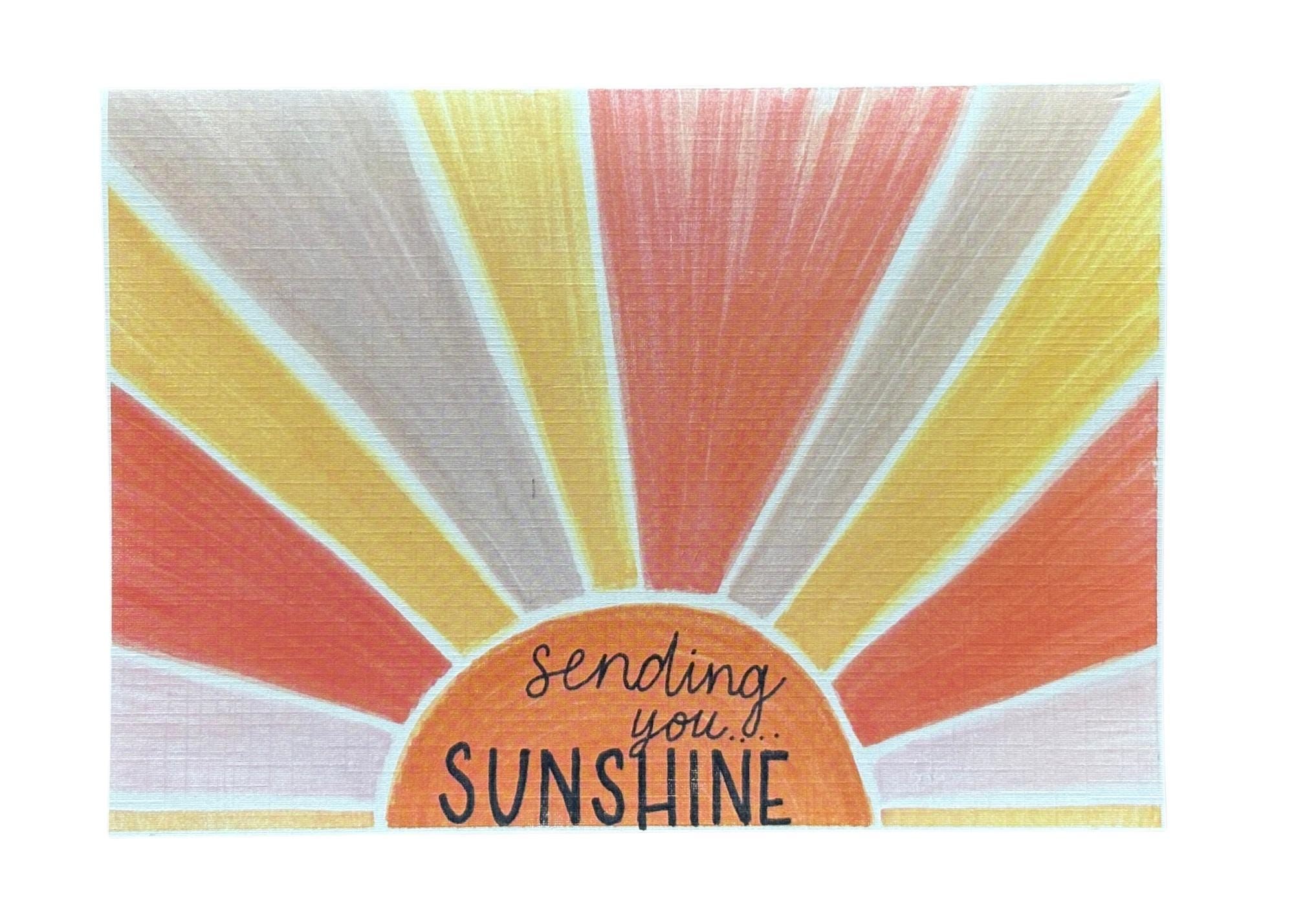 Cancer Support Card - Sunshine
