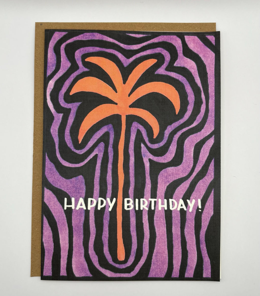 Birthday Card | Happy Birthday Palm tree