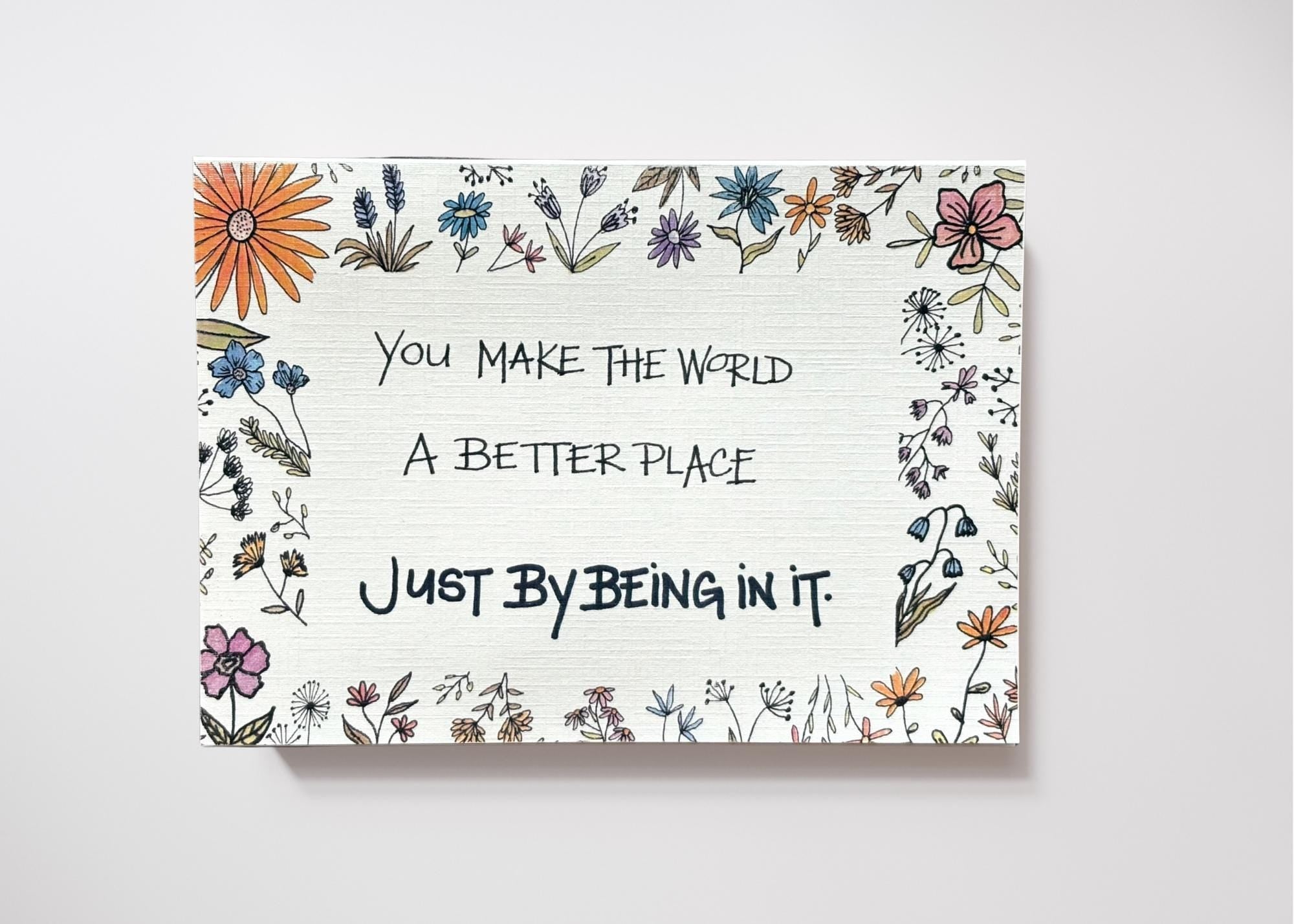 Cancer Support Card - You make the world a better place