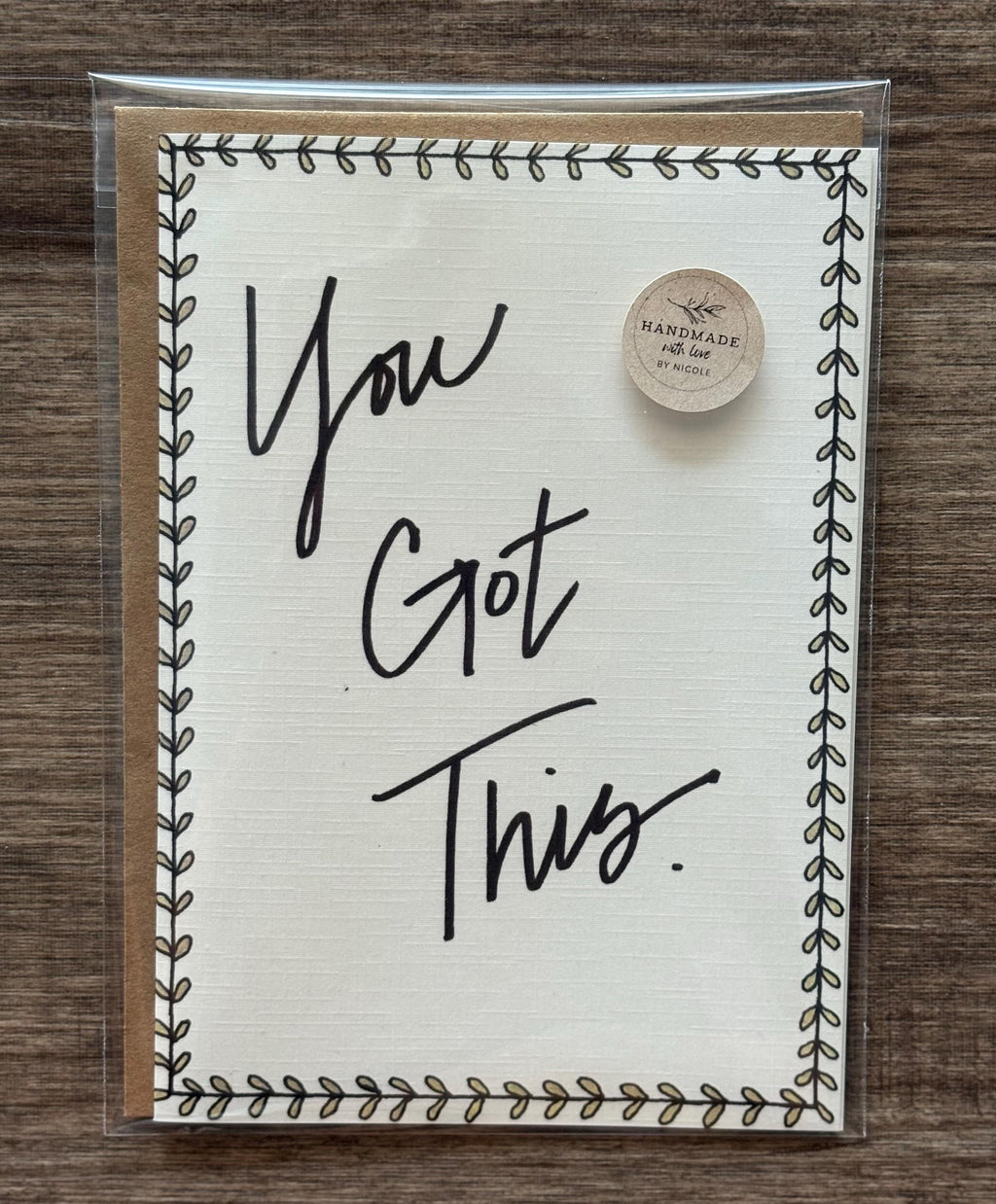 Cancer Support Card - You got this