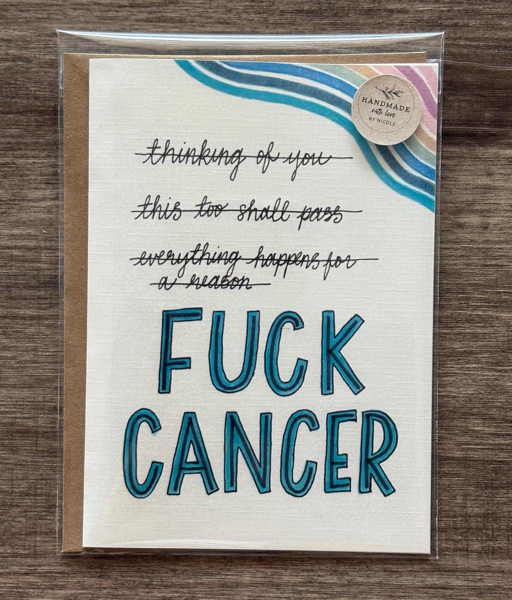 Cancer Support Card - Fuck Cancer