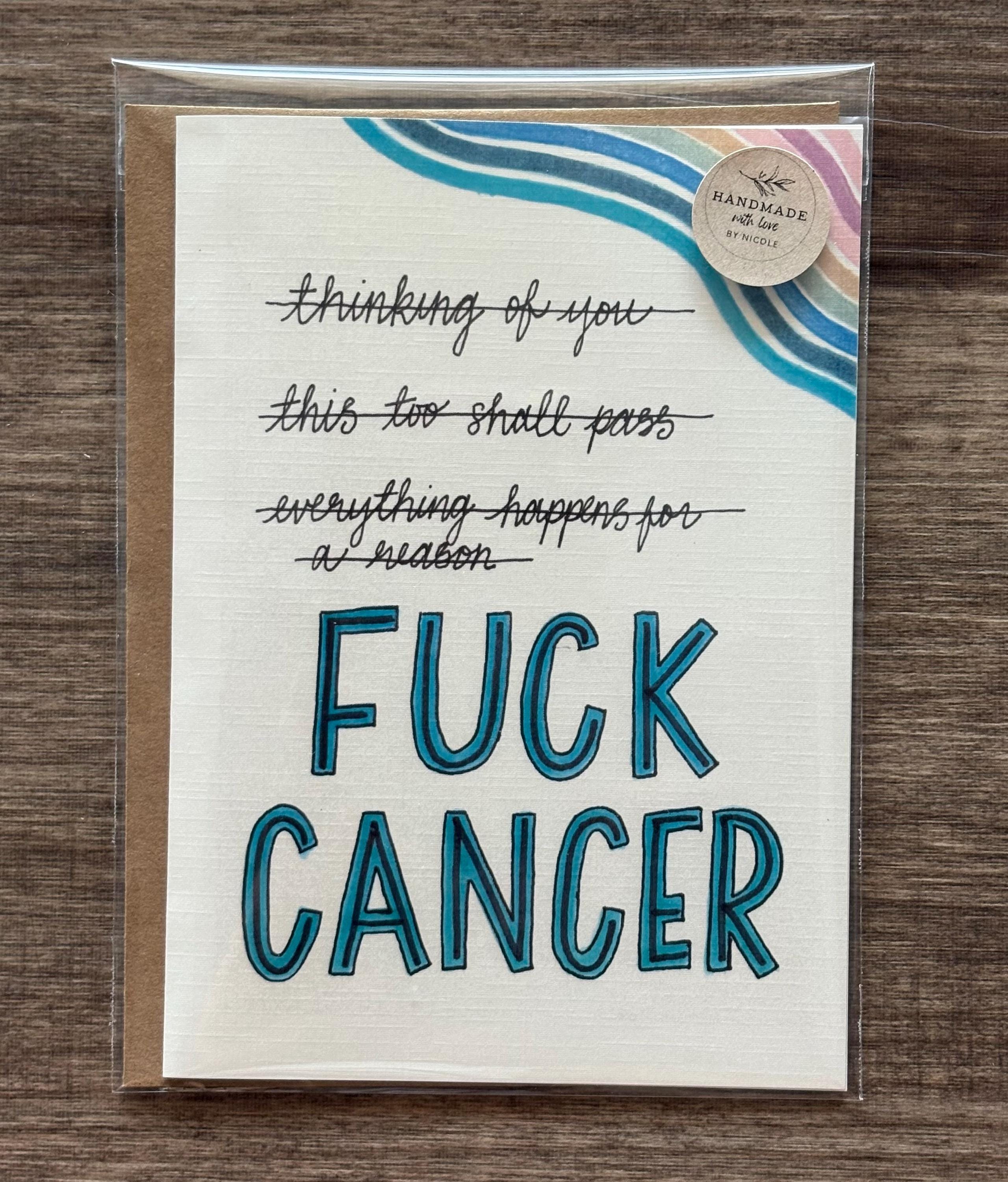 Cancer Support Card - Fuck Cancer