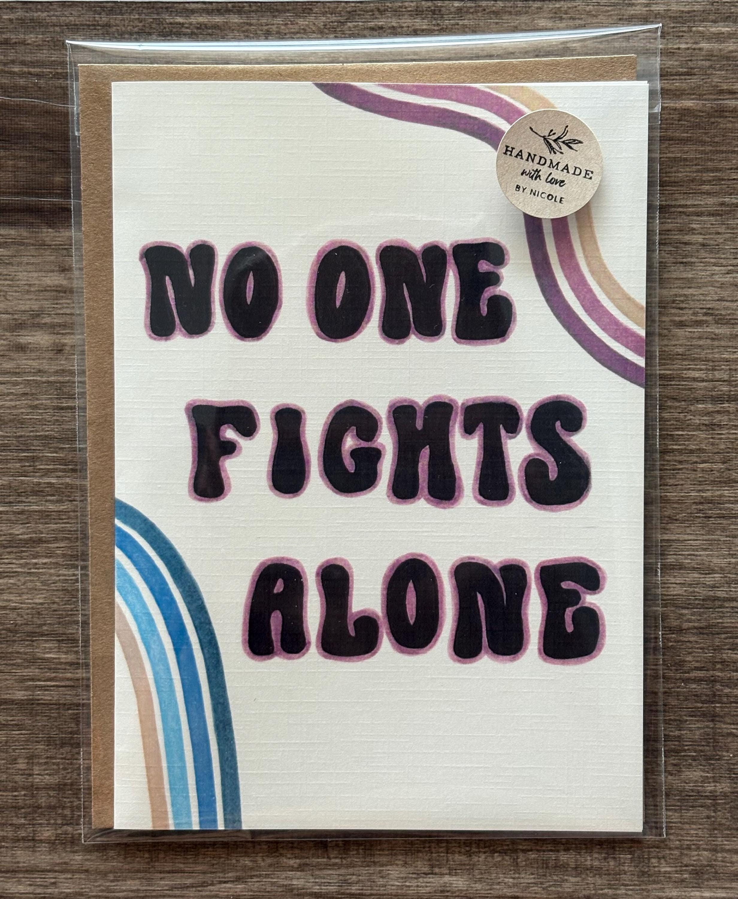 Cancer Support Card - No one fights alone
