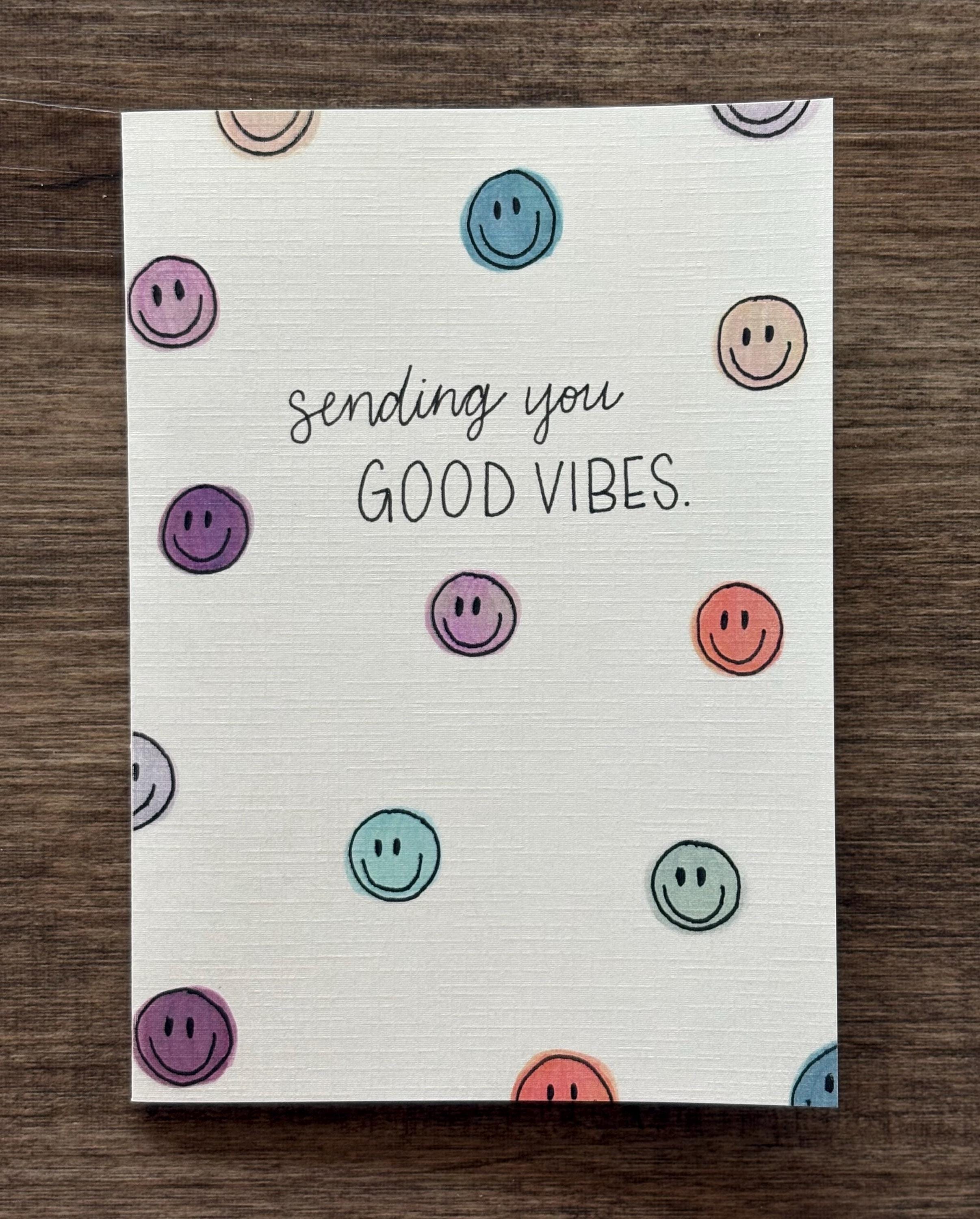 Cancer Support Card - Sending you good vibes