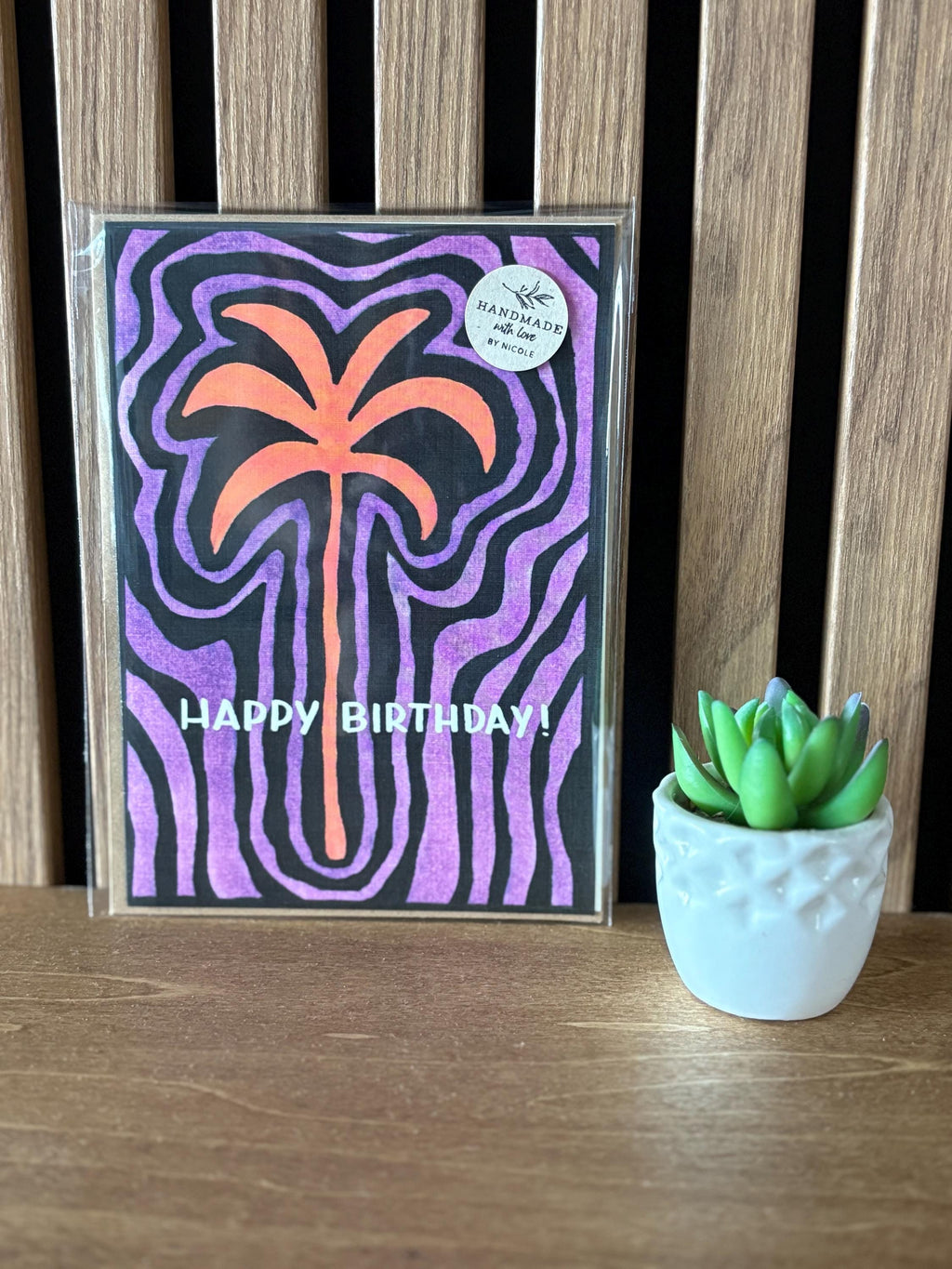 Birthday Card | Happy Birthday Palm tree