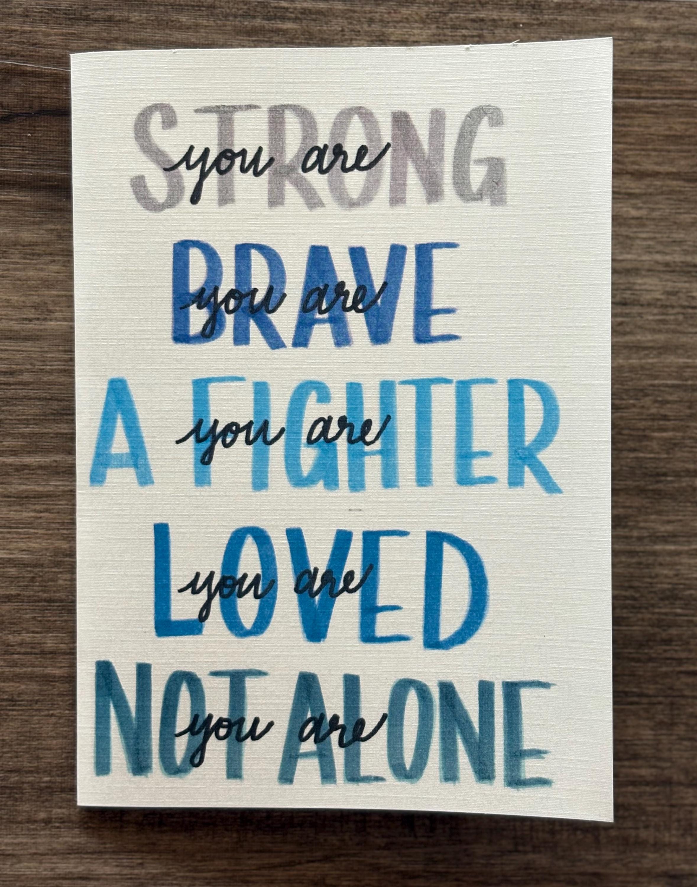 Cancer Support Card - You are not alone