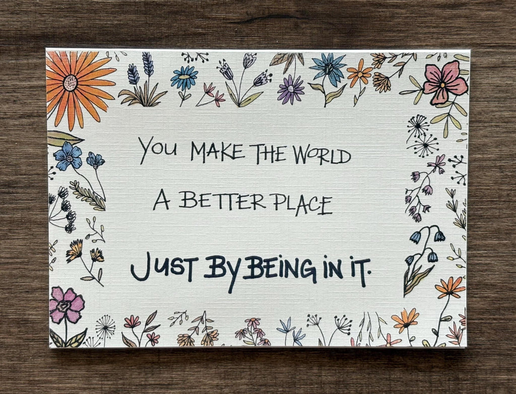 Cancer Support Card - You make the world a better place