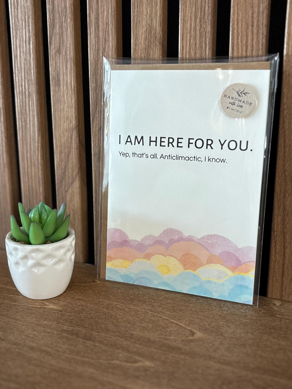 Cancer Support Card | I am here for you