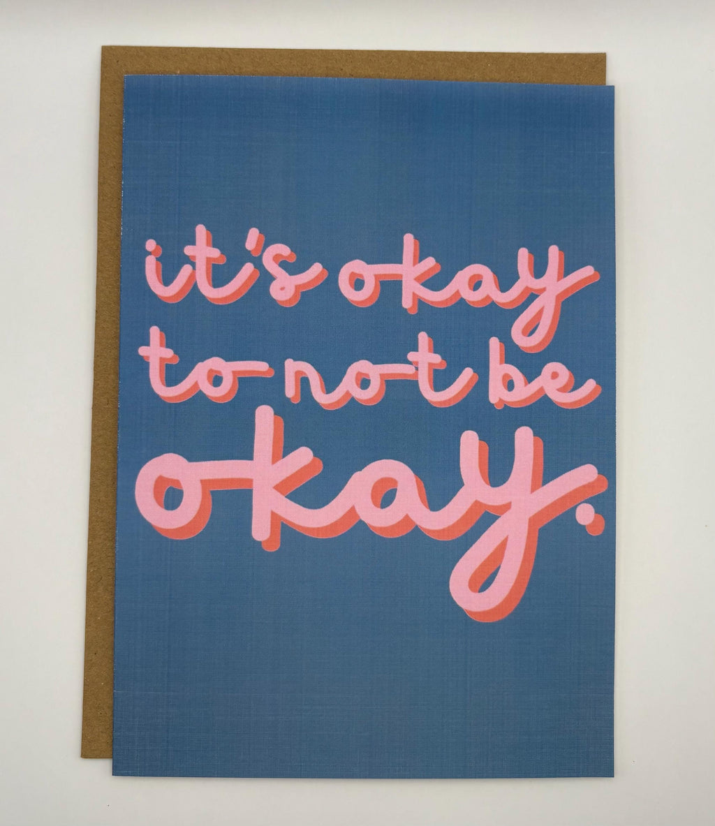 Cancer Support Card - It's okay to not be okay