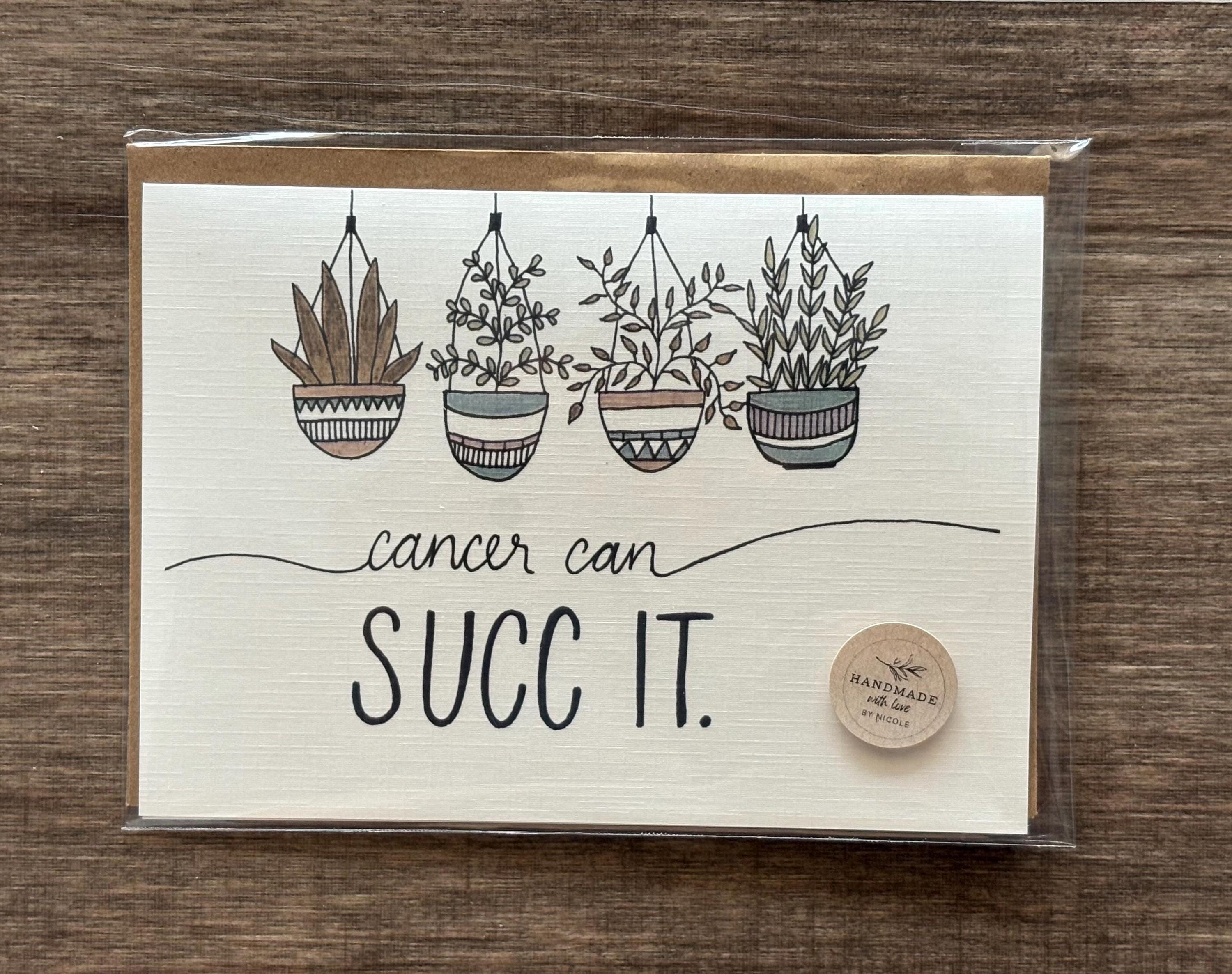 Cancer Support Card - Succulent