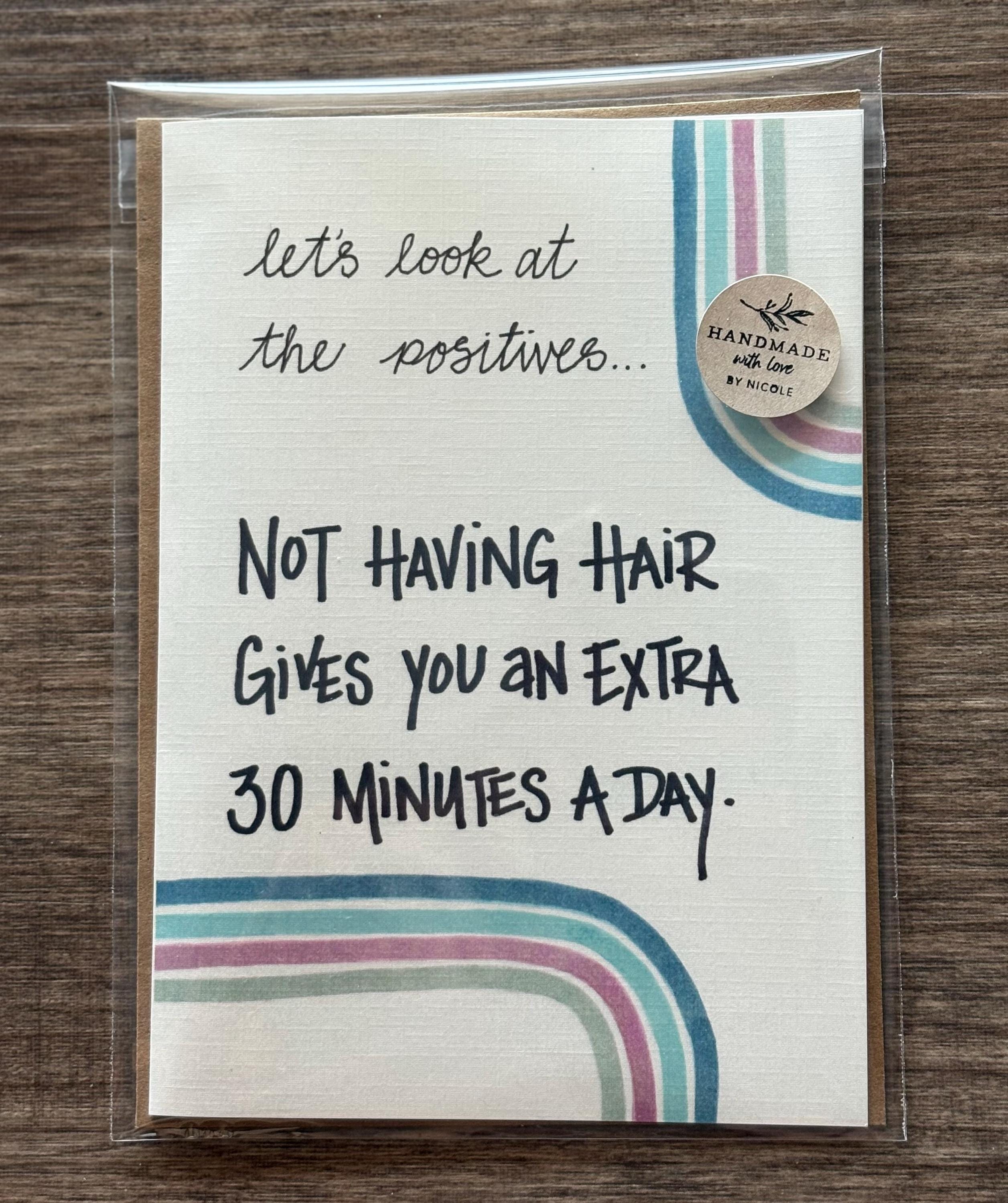 Cancer Support Card - No Hair