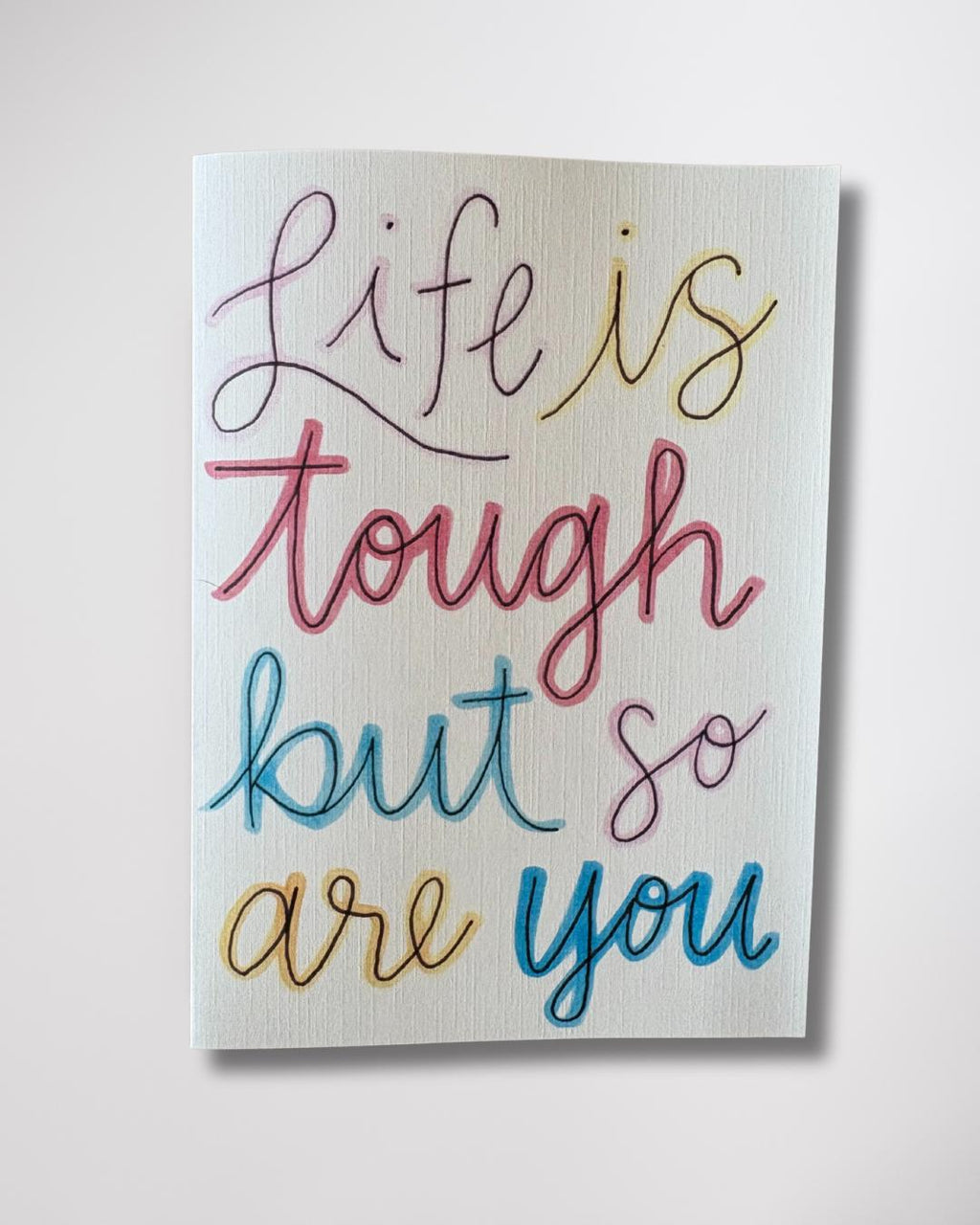 Handmade Cancer Support Card: Encouragement, Hope & Strength